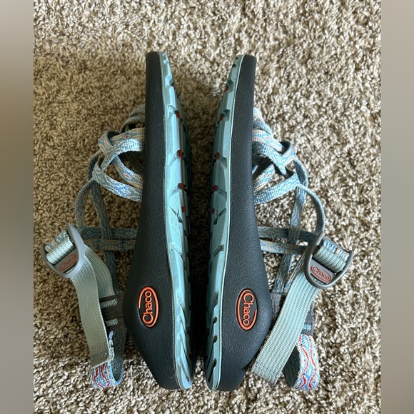 Chaco - Womens ZX/2 Classic Turquoise and Orange Speck SZ W8 - Picture 6 of 8